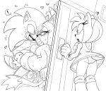 against_surface against_wall amy_rose anthro balls big_breasts blaze_the_cat blush bodily_fluids breasts cheating_boyfriend clothing cuckquean cum cum_in_vagina cum_inside eulipotyphlan exclamation_point felid feline female genital_fluids genitals group heart_symbol hedgehog hi_res infidelity looking_pleasured male male/female male_penetrating mammal nipples oblivious panties penetration penile penile_penetration penis question_mark sega sex shenadical side_boob sonic_the_hedgehog sonic_the_hedgehog_(series) stealth_sex trio underwear