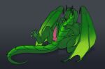 animal_genitalia anus blush claws dragon erection feral genital_slit genitals green_body green_horn green_membrane green_pawpads green_scales hi_res horn knot looking_at_viewer male membrane_(anatomy) mythological_creature mythological_scalie mythology pawpads penis pink_anus pink_knot pink_penis planaria scales scalie solo ventral_scales white_claws