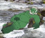 asphyxiation bad_end chernobog_kuzarnak corpse corpse_disposal death dragon genitals hanged hi_res hybrid male mature_male mythological_creature mythological_scalie mythology neck_scar orc overweight penis river scalie snuff stuck why-isnt-he-moving