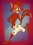 2024 3_toes 4_fingers alternate_version_at_paywall anthro barefoot bedroom_eyes bent_leg biped black_nose boxers_(clothing) boxers_only cats_don&#039;t_dance cheek_tuft chest_tuft clenched_teeth clothed clothing colored curling_tail danny_(cats_don&#039;t_dance) danny_cat digital_drawing_(artwork) digital_media_(artwork) dipstick_tail domestic_cat facial_tuft feet felid feline felis fingers fist_on_own_hip flat_colors fur gavanzude glance green_eyes grinning_at_viewer half-closed_eyes hand_on_hip hand_on_own_hip head_tuft hi_res humanoid_heel lines_drawn looking_at_viewer male mammal markings multicolored_body multicolored_fur narrowed_eyes open_mouth open_smile orange_body orange_fur paws pinup plantigrade pose raised_tail seductive signature smile smiling_at_viewer solo star_symbol tail tail_markings tan_body tan_fur tan_tail_tip teeth tiptoes toes topless topless_anthro topless_male tuft two_tone_body two_tone_fur underwear underwear_only warner_brothers white_sclera