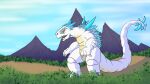 absurd_res back_spikes crystal female feral godzilla_(series) hi_res kaiju monster monsterverse partlysmith reptile scalie shimo_(kaiju) solo spiked_tail spikes spikes_(anatomy) tail thagomizer toho