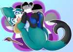 2_tails 3_fingers 3_toes asexual_pride_colors brush buizel feet feral fingers foot_focus full_foot_pawpads generation_4_pokemon hi_res ink lgbt_pride lying male mammal membrane_(anatomy) mokata_(buizel) multi_tail mustelid nid15 nintendo on_back otter paintbrush pawpads paws pokemon pokemon_(species) presenting pride_color_flag pride_colors ring smile soles solo tail toes webbed_feet