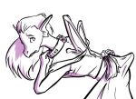 2013 animal_humanoid bent_over chained_up clothed clothing dragon dragon_humanoid ear_frill female frill_(anatomy) growth halcy0n human_to_anthro humanoid long_neck looking_back_at_self membrane_(anatomy) membranous_frill membranous_wings mid_transformation monochrome mythological_creature mythological_scalie mythology partially_clothed runes scalie shackled_neck side_view simple_background snout solo species_transformation standing story story_in_description tail tail_growth tail_growth_in_pants transformation wardrobe_malfunction white_background wing_growth wings