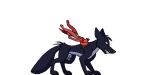 anal anal_penetration anal_vore animated anthro balls bandana_(character) belly big_belly butt canid canine canis dragon duo falling female feral forced fur genitals horn male male/female mammal mythological_creature mythological_scalie mythology nude open_mouth partially_inside penetration penis poundbandana project_devour(game) red_body red_fur scalie size_difference smile struggling surprise surprised_expression tail tongue unconscious vore wolf