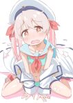  brown_eyes colored_inner_hair highres multicolored_hair onii-chan_wa_oshimai! oyama_mahiro pink_hair riannn_desu sailor_collar 