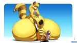16:9 absurd_res animal_genitalia anthro anthro_on_anthro ball_worship balls big_balls big_penis big_sheath black_penis bodily_fluids body_worship canid canine clothing duo excessive_genital_fluids excessive_precum fingers fluffy_balls fluffy_penis foreskin fox genital_fluids genital_worship genitals hand_holding hat headgear headwear hi_res huge_balls huge_penis huge_sheath hyper hyper_balls hyper_genitalia hyper_sheath male male/male mammal markings nude nude_male owligatorstudios penis precum precum_string sheath signature simple_background size_difference striped_markings striped_tail stripes tail tail_markings tongue tongue_out widescreen