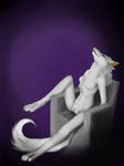  canine casandra_(artist) dog female nude pussy sitting solo 