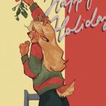 1:1 anthro antlers black_bottomwear black_clothing black_nose black_skirt bottomwear chair christmas christmas_clothing christmas_topwear clothed clothed_anthro clothed_female clothing deer deltarune dipstick_tail english_text eyebrows female freckled_face freckles fully_clothed fully_clothed_anthro fully_clothed_female fur furniture gieoki grin grinning_at_viewer hair hi_res holidays horn leaning leaning_forward long_ears long_hair looking_aside looking_at_viewer mammal markings mistletoe multicolored_clothing new_world_deer noelle_holiday pattern_clothing pattern_sweater pattern_topwear plant postcard raised_arm raised_tail reindeer scut_tail short_tail simple_background skirt smile solo striped_clothing stripes sweater tail tail_markings teeth text topwear two_tone_clothing undertale_(series)