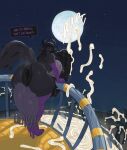 absurd_res animal_genitalia animal_penis anthro anus areola balls big_anus big_penis biped bodily_fluids breasts butt clothing cum cum_flooding cum_pool demon domestic_cat equine_genitalia equine_penis excessive_cum excessive_genital_fluids felid feline felis footwear genital_fluids genitals gynomorph heterochromia hi_res high_heels huge_anus huge_penis hybrid hyper hyper_anus hyper_cum hyper_genitalia hyper_penis intersex legwear lucy_(thisaccountdoesexist) mammal moon mostly_nude nanokindred night nipples outside penis public purple_clothing shoes solo_focus standing thick_thighs thigh_highs