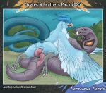 2025 2_penises absurd_res animal_genitalia animal_penis arbok articuno avian beak blue_body blue_eyes blue_feathers claws cloacal cloacal_penetration duo english_text eye_contact eyelashes fangs feathered_wings feathers female female_on_top female_penetrated feral feral_on_feral feral_penetrated feral_penetrating feral_penetrating_feral ferocious_ferals forked_tongue generation_1_pokemon genitals hemipenes hi_res legendary_pokemon looking_at_another male male/female male_on_bottom male_penetrating male_penetrating_female multi_genitalia multi_penis nature nature_background nintendo on_bottom on_top open_mouth penetration penile penile_penetration penis plant pokemon pokemon_(species) purple_body raised_tail reptile sabertooth_(anatomy) scalie sex shrub signature sky snake tail tapering_penis teeth text tongue url white_eyes wings