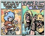 2025 2koma 5:4 abstract_background anthro beard blonde_hair blue_clothing blue_eyes blue_hair blue_shirt blue_topwear border bottomwear clothing comic dialogue domestic_cat english_text facial_hair felid feline felis femboy frown fur green_bottomwear green_clothing green_pants green_shirt green_topwear group hair human khajiit long_hair male mammal meme microsoft midriff pants pawpads pink_inner_ear pink_pawpads profanity pupils purple_body purple_fur purple_stripes raised_hand rawdawgcomics rawr red_clothing red_shirt red_topwear shirt shitpost speech_bubble striped_body striped_fur stripes tan_body tan_skin text the_elder_scrolls topwear trio white_body white_border white_fur