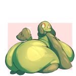 1:1 anthro big_breasts big_butt breasts butt canid canine canis domestic_dog elemental_creature female flora_fauna food food_creature green_body hi_res huge_breasts huge_butt leaf leaf_arms leaf_tail lightmizano living_spinach living_vegetable mammal plant solo spinach spinacia-chan_(lightmizano) tail thick_thighs vegetable yellow_eyes