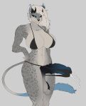 abs animal_genitalia animal_penis anthro ball_tuft balls big_balls big_breasts big_penis bikini black_sclera blue_eyes blue_penis bodily_fluids breasts bulge clothing equine_genitalia equine_penis felid genital_fluids genitals gynomorph hi_res horn intersex leaking_precum leaking_through_clothing mammal mismatched_animal_genitalia mismatched_animal_penis mismatched_genitalia mismatched_penis pantherine pengurotic penis precum riva_(rivetstheblue) saggy_balls snow_leopard solo swimwear tuft two-piece_swimsuit vein veiny_penis