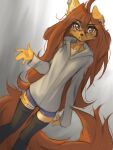 2025 3:4 5_fingers anthro apogee_(tinygaypirate) bottomwear breasts brown_eyes brown_hair brown_tail canid canine canis clothed clothed_anthro clothed_female clothing countershade_torso countershading digital_media_(artwork) domestic_dog ear_piercing female fingers front_view fully_clothed fully_clothed_anthro fully_clothed_female fur gauged_ear hair hi_res inner_ear_fluff inside leg_tattoo legwear long_hair long_tail looking_at_viewer mammal neck_tattoo one_ear_up pants piercing small_breasts solo standing tail tan_body tan_fur tattoo teeth thigh_highs thigh_tattoo tinygaypirate topwear tuft