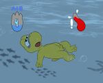 absurd_res asphyxiation drowning hi_res koopa koopa_troopa mario_bros masturbation nintendo scalie shell-less tribaldragon underwater water