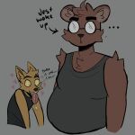 absurd_res angus_delaney anthro canon_couple comfysmirky duo gregg_lee hi_res male male/male night_in_the_woods
