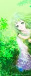  1girl breasts cleavage green_eyes green_hair long_hair martel_yggdrasill tales_of_(series) tales_of_symphonia 