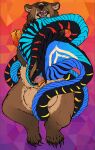 2025 2_penises abdominal_bulge abstract_background absurd_res animal_genitalia animal_penis arm_markings aroused balls bear bear_ears belly big_balls big_penis black_body blue_body blue_scales brimstone_(jasafarid) brown_arms brown_bear brown_body brown_ears brown_fur brown_hands brown_legs cheek_markings claws cloaca cloacal cloacal_fisting cloacal_penetration cloacal_penis cobra coiled_up coiling coiling_another coiling_around_body coiling_around_leg digital_drawing_(artwork) digital_media_(artwork) duo erection facial_markings fellatio feral feral_on_bottom feral_on_feral feral_on_top feral_penetrated feral_penetrating feral_penetrating_feral fisting forked_tongue front_view fur genitals grizzly_bear hair head_markings hemipenes herm herm/male herm_feral herm_penetrated hi_res huge_balls huge_penis intersex intersex/male intersex_feral intersex_penetrated interspecies knot kuruk_(character) large_penetration male male_feral male_penetrating male_penetrating_herm male_penetrating_intersex mammal mane mane_hair markings multi_genitalia multi_penis multicolored_body multicolored_fur multicolored_scales neck_bulge nude on_bottom on_top open_mouth oral oral_penetration orange_genitals orange_markings pawpads paws penetration penile penis plantigrade quadruped red_markings reptile scale_splitting scales scalie sex sheath sheath_penetration sheath_play simple_background sketch snake snake_hood snake_mouth splitting_scales spread_plates spreading_scales stretched_cloaca tail tan_balls tan_belly tan_body tan_fur teeth third-party_edit tight_fit tongue tongue_in_sheath tongue_out ursidae ursine ursine_ears ursine_genitalia ursine_penis yellow_genitals yellow_markings yonnixart