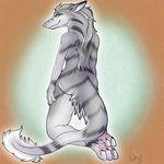  2012 female kneeling looking_at_viewer nautilusta paws sergal stripes 