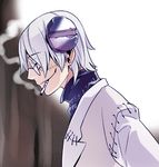 cigarette dr_franken_stein glasses lowres male_focus smoking solo soul_eater stitches white_hair 