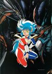  bangs highres hirano_toshihiro iczer-3 iczer_(series) iczer_densetsu oldschool solo 