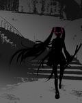  bad_id bad_pixiv_id glowing glowing_eyes hatsune_miku long_hair makuro silhouette solo spring_onion twintails vocaloid 