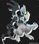  black black_kyurem bw2 dragon electric ice kyurem legendary_pok&#233;mon nintendo pattern_background pok&#233;mon pok&eacute;mon solo video_games zekrom 