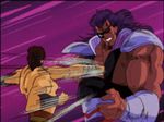  animated animated_gif fist_of_the_north_star hokuto_no_ken hyakuretsu-ken kenshiro kenshirou lowres male male_focus man manly muscle oldschool solia_(hokuto_no_ken) 