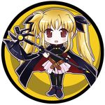  blonde_hair blush chibi fate_testarossa kuromitu_(kageneko) looking_at_viewer lyrical_nanoha mahou_shoujo_lyrical_nanoha open_mouth smile solo thighhighs twintails 