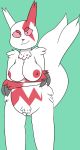  anthro breasts female nintendo nipples pok&eacute;mon pok&eacute;mon_(species) pussy smile smirk video_games zangoose 