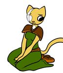  eyewear feline female katia_managan khajiit luciddreaming mammal prequel sitting solo the_elder_scrolls video_games 