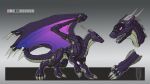  aegis_ae-17 armor armor_plates armor_plating claw_(weapon) claws d4wn dragon female feral herm horn intersex led_light machine mechanical_arm mechanical_dragon mechanical_leg mechanical_wings melee_weapon mythological_creature mythological_scalie mythology paws scalie solo synth_(vader-san) visor weapon wings 