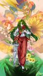  6+girls absurdres ascot black_shoes blonde_hair bow broken_glass bud chinese_commentary commentary_request elly_(touhou) flower full_body gengetsu_(touhou) glass green_eyes green_hair hair_bow hakurei_reimu hakurei_reimu_(pc-98) hat highres holding holding_flower holding_umbrella japanese_clothes kazami_yuuka kazami_yuuka_(pc-98) kimono kirisame_marisa kirisame_marisa_(pc-98) kurumi_(touhou) lily_of_the_valley long_hair long_sleeves lotus_land_story medium_hair mugetsu_(touhou) multiple_girls open_mouth orange_(touhou) orange_hair pants parasol pink_flower plaid_clothes plaid_pants plaid_vest purple_hair red_bow red_eyes red_flower red_pants red_rose red_vest rose shirt shoes smile sunflower touhou touhou_(pc-98) tulip umbrella vest white_flower white_kimono white_shirt witch_hat yellow_ascot yellow_eyes yellow_flower zhaoxi_ran_gu 