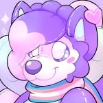  :3 anthro blush blush_stickers fur generation_1_pokemon headshot_portrait heart_symbol icon lgbt_pride male multi_tail multicolored_body multicolored_fur multicolored_neckwear multicolored_scarf neckwear nintendo nonbinary_(lore) plushie plushie_tag plushification pokemon pokemon_(species) portrait pride_color_neckwear pride_color_scarf pride_colors rindeadsong scarf seam_(sewing) smile solo sparkles sparkling_eyes stitch_(sewing) tail trans_(lore) transgender_pride_colors vulpix willow_(willowpoke) 