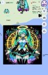  @rainowor angel blue_hair hatsune_miku hatsune_miku_(vocaloid3) hatsune_miku_(vocaloid4) highres pixel_art rainowor twintails vocaloid worldwide_miku wplace 