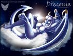  claws cloud dragon female heterochromia hindpaw light looking_at_viewer lying mark_haynes night paws scalie sky wings 