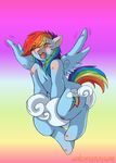  anthro anthrofied aries84 blush cloud cutie_mark equine eyes_closed female friendship_is_magic hair horse long_hair mammal masturbation multi-colored_hair my_little_pony open_mouth orgasm pegasus pony rainbow_dash_(mlp) rainbow_hair sky solo tongue wing_boner wings 