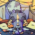 animated autofellatio bodily_fluids bright_colors cozy cum cum_on_face cum_on_own_face cum_on_self digital_media_(artwork) domestic_cat felid feline felis feral genital_fluids hybrid licking low_res male mammal masturbation nicki_(disambiguation) nightcreature oral oral_masturbation penile penile_masturbation pixel_(artwork) pixel_animation procyonid raccoon self_lick selfcest solo square_crossover tongue