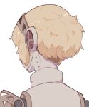  1girl aigis_(persona) android blonde_hair commentary english_commentary facing_away from_behind gold_hairband hairband highres joints persona persona_3 portrait robot_ears robot_joints short_hair solo tbjj1208 