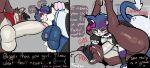 anthro autofellatio ball_size_difference balls blue_balls blue_penis bottomless bottomless_anthro bottomless_male butt clothed clothing dialogue domestic_cat duo erection felid feline felis femboy flaccid genitals glans hi_res humanoid_genitalia humanoid_penis luca_(uromatsu) maid_uniform male male/male mammal masturbation oral oral_masturbation penile penile_masturbation penis penis_size_difference pink_glans sex speech_bubble thick_thighs uniform uromatsu white_balls white_penis