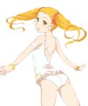  ass bad_id bad_pixiv_id blonde_hair casual_one-piece_swimsuit kasugano_urara_(yes!_precure_5) minatsuki_randoseru one-piece_swimsuit precure solo swimsuit twintails yellow_eyes yes!_precure_5 