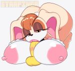 anthro areola bedroom_eyes big_areola big_breasts big_butt breast_play breasts butt fellatio female genitals hi_res huge_areola huge_breasts huge_butt lipstick_on_penis narrowed_eyes oral penile penis seductive sega sex solo sonic_the_hedgehog_(series) starfinga thick_thighs titfuck vanilla_the_rabbit