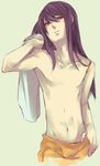  bad_id bad_pixiv_id long_hair male_focus shiro_(reptil) shirtless simple_background solo standing tales_of_(series) tales_of_vesperia yuri_lowell 