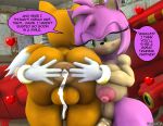 2_tails 3d_(artwork) absurd_res after_anal after_rape after_sex ahegao all_fours amy_rose animal_humanoid anthro anthro_on_anthro anus ass_up balls bent_over big_balls big_breasts big_butt big_penis blue_eyes bodily_fluids breasts butt clothing comic cum cum_in_ass cum_in_vagina cum_inside cumshot dialogue digital_media_(artwork) doggystyle dominant dominant_gynomorph dominant_intersex duo ejaculation eulipotyphlan femboy forced from_behind_position fur gaping gaping_anus genital_fluids genitals gloves green_eyes gynomorph gynomorph/male hair handwear hedgehog herm hi_res humanoid intersex intersex/male leaking_cum looking_pleasured male mammal mammal_humanoid miles_prower mind_break multi_tail nude orange_body orange_fur orange_hair penis pink_body pink_fur pink_hair questionable_consent rape sega sex sonic_the_hedgehog_(series) speech_bubble spread_anus spread_butt spreading sweat tagme tail theashsfm workbench workshop