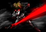  angry duplicate ex-rumia glowing glowing_eyes highres red_eyes rumia shoes solo sword touhou tyourou_god weapon 