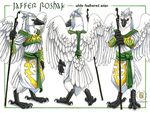  avian beak bird crown jaffer_roshak kacey model_sheet stick white white_feathers wings 