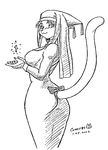  2002 black_and_white clothed clothing cross dr_comet dress feline female headdress line_art looking_at_viewer looking_back mammal monochrome plain_background raised_tail signature sketch smile solo standing tail_bow white_background 