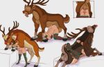 anal anal_penetration animal_genitalia animal_penis anon antlers anus balls bestiality bodily_fluids cajuzinho02 cervine_genitalia cervine_penis christmas clothing cloven_hooves cum cum_in_ass cum_in_vagina cum_inside deer faceless_character faceless_female fan_character feet female feral feral_penetrating feral_penetrating_female feral_penetrating_human footwear foursome genital_fluids genitals group group_sex hi_res holidays hooves horn human human_on_feral human_penetrated interspecies male male/female mammal mmmf_foursome new_world_deer penetration penis reindeer rudolph_the_red-nosed_reindeer sex socks vulva