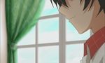  ahoge animated animated_gif haiyore!_nyaruko-san lowres nyarlathotep_(nyaruko-san) shock silver_hair surprised 