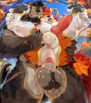 absurd_res anal anal_knotting anal_penetration animal_genitalia animal_penis anthro anthro_on_anthro anthro_penetrated anthro_penetrating anthro_penetrating_anthro bakemonoy ball_tuft balls beard big_balls big_dom_small_sub big_knot big_penis black_hair bodily_fluids canid canine canine_genitalia canine_penis canis collar dominant duo facial_hair fangs feet genital_fluids genitals hair hi_res knot knotting male male/male male_penetrated male_penetrating male_penetrating_male mammal pawpads penetration penis precum scar sex size_difference smaller_penetrated spiked_collar spikes stand_and_carry_position standing standing_sex teeth tuft wolf x_scar